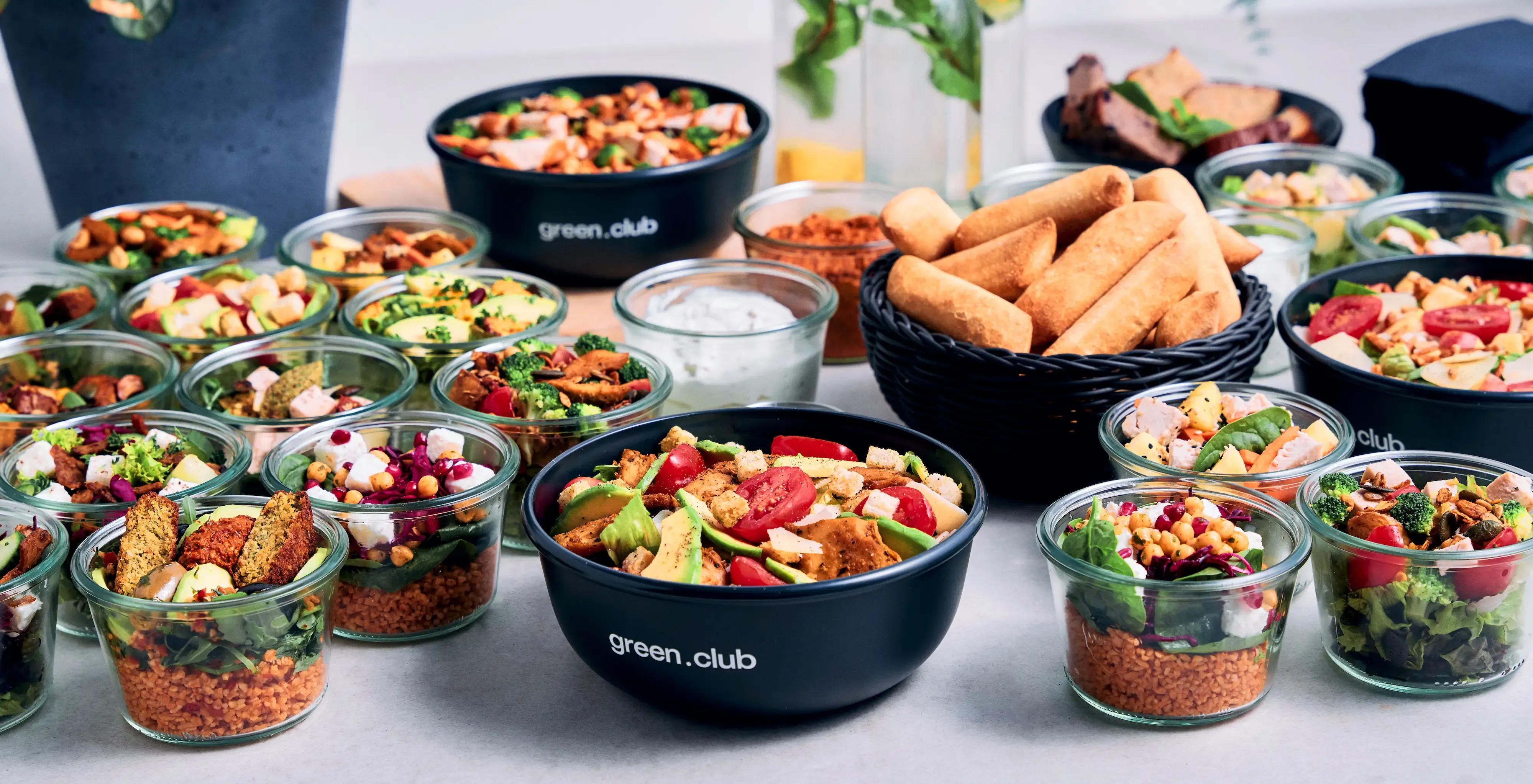 Catering Bowls und Fingerfood