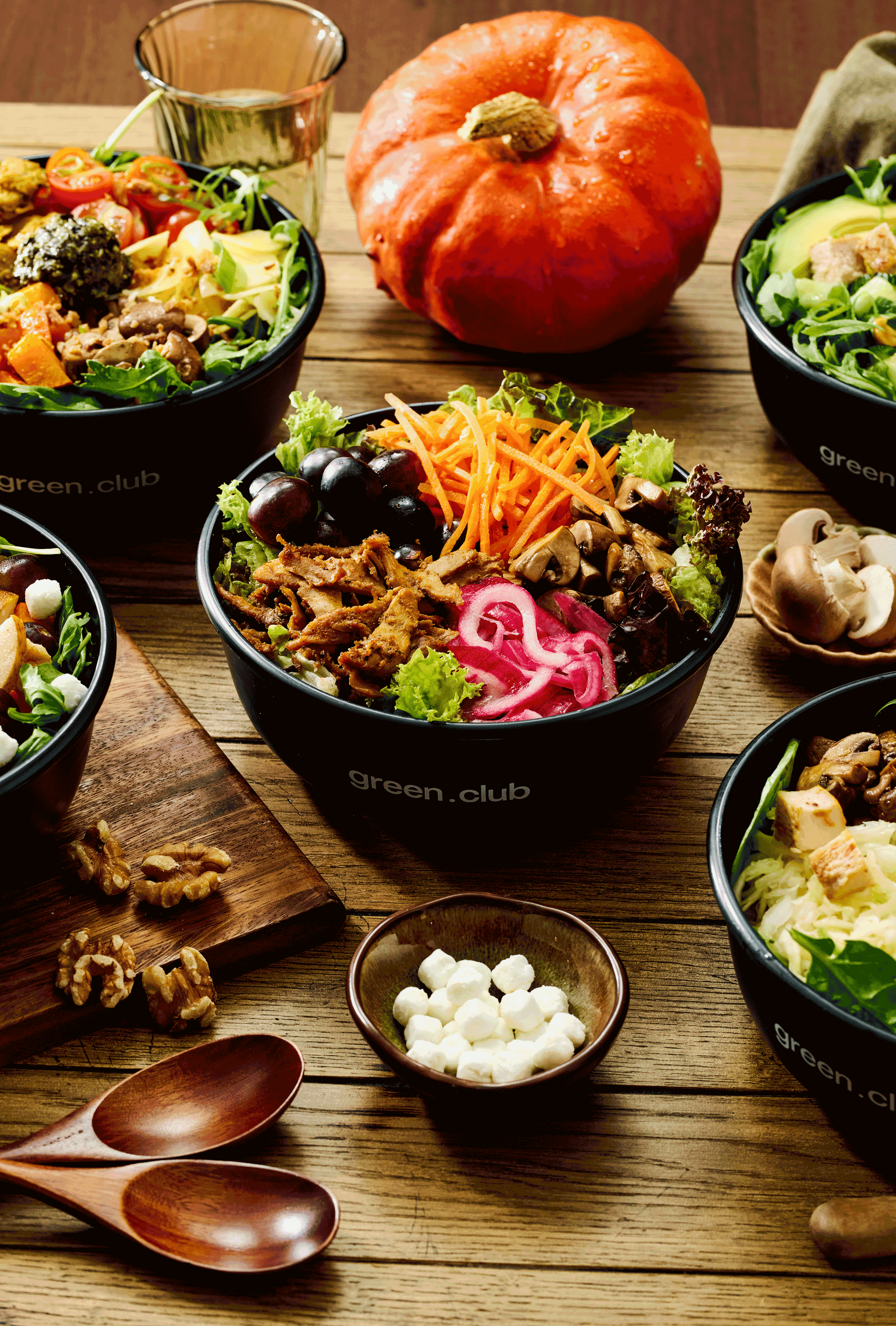 Green Club Bowls Autumn Menu