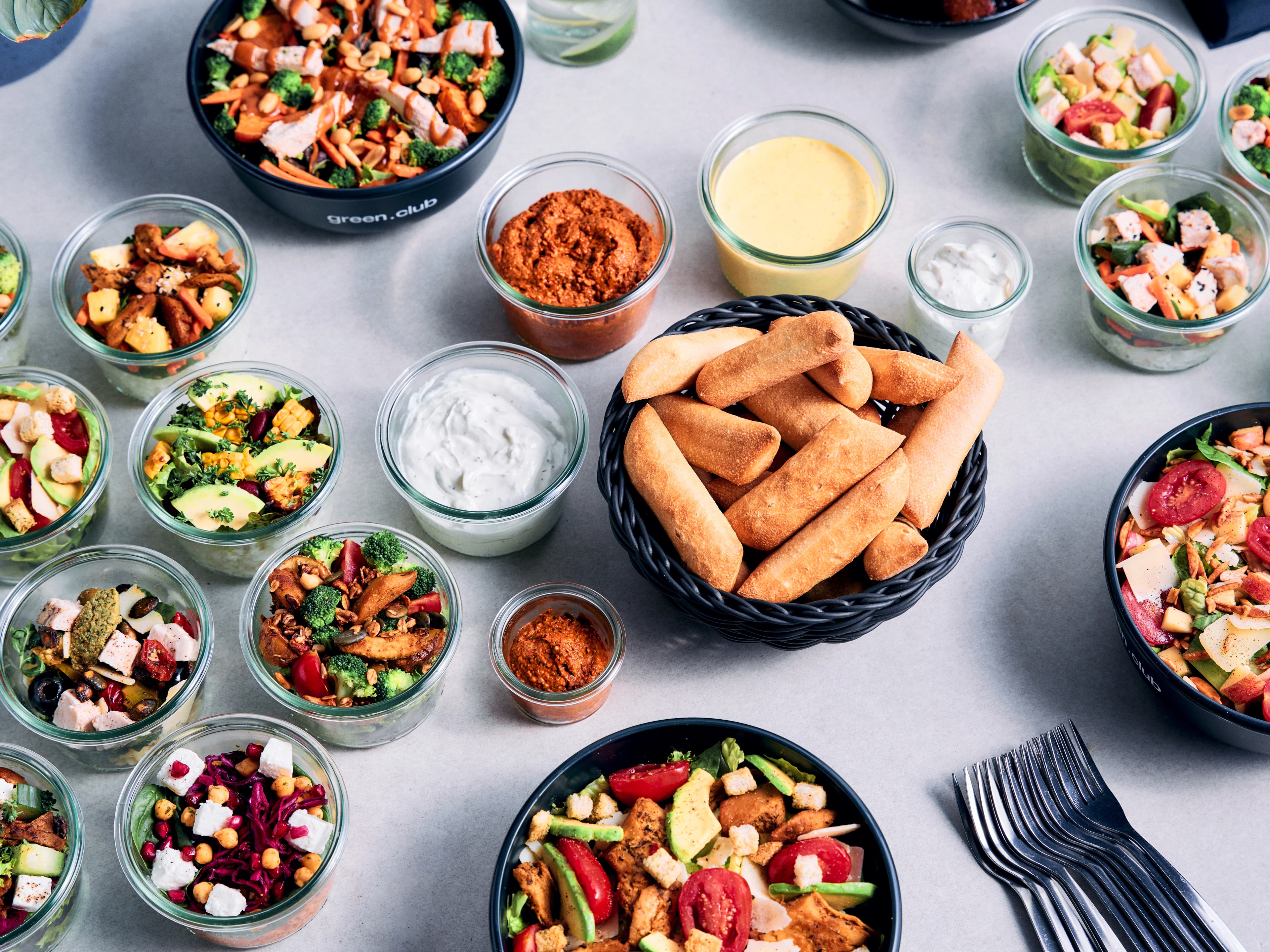 Green Club Catering Bowls