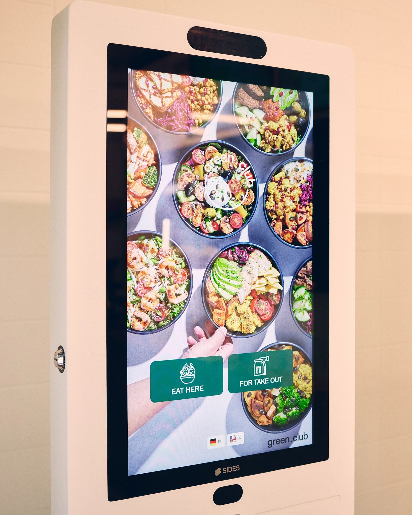Green Club München Maxvorstadt Self Order Terminal